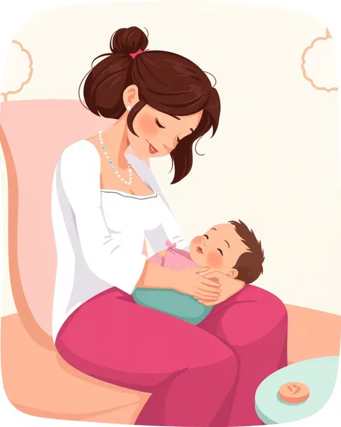 Breastfeeding Cartoon Images for Parenting Guidance