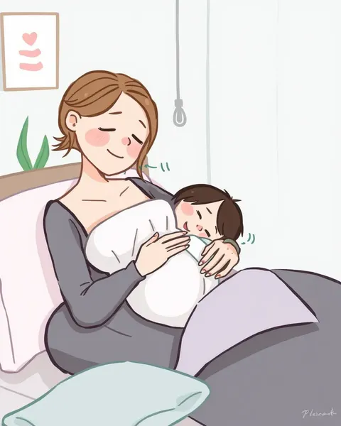 Breastfeeding Cartoon Pictures Educate on Nutritional Importance