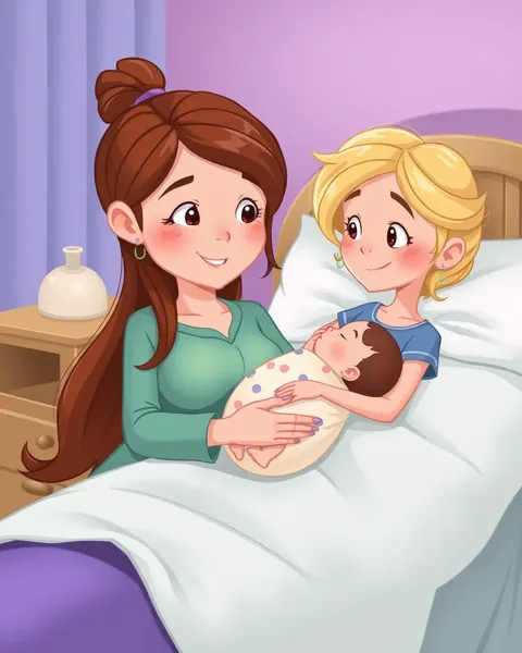 Breastfeeding Cartoon Pictures Showcase Diverse Breastfeeding Experiences