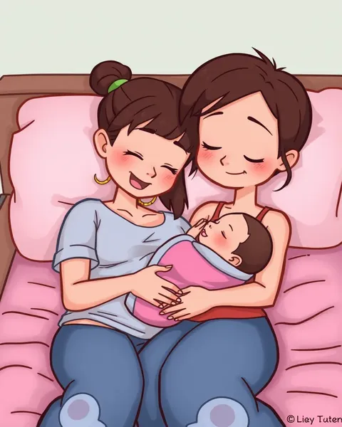 Breastfeeding Cartoon Pictures for Expectant Mothers