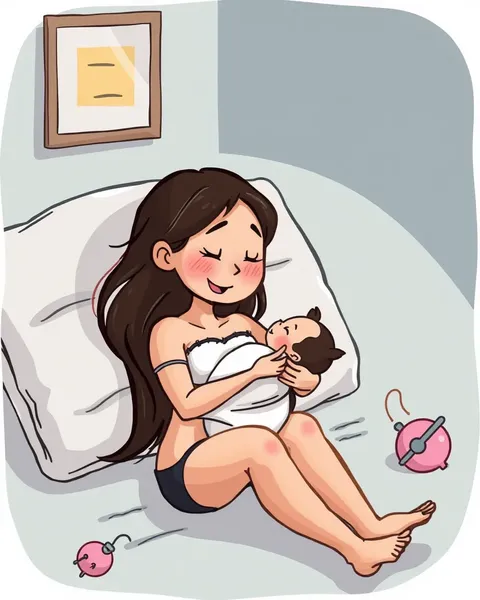 Breastfeeding Picture Cartoon Promotes Positive Body Image for Mothers