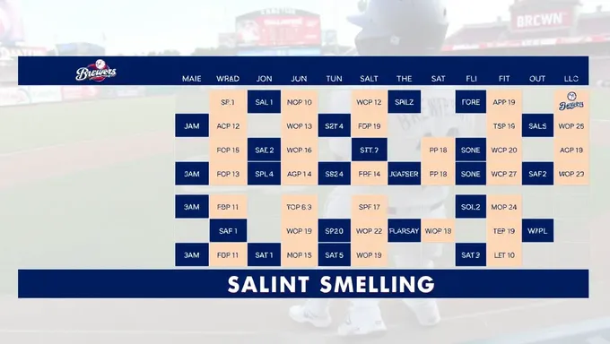 Brewers 2025 Schedule: Mark Your Calendars for Fun