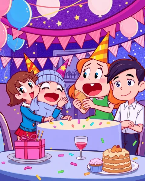 Bright Celebration Cartoon Pictures Frenzy