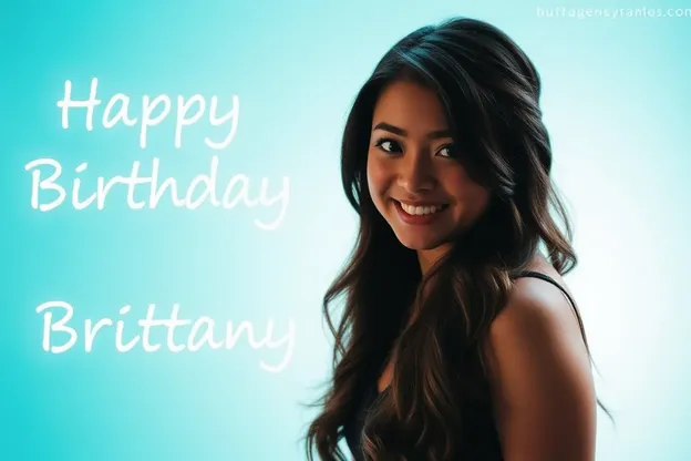 Brittany's Happy Birthday Image Celebration