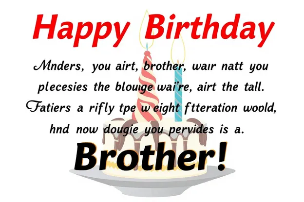 Brother's Happy Birthday Images and Wishes