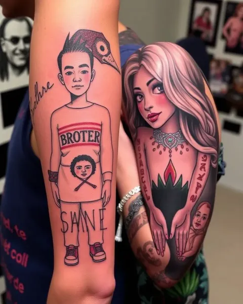 Brother and Sister Tattoo Ideas for Forever Bonding