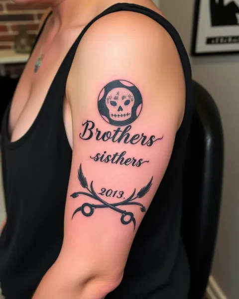 Brothers and Sisters Tattoo Ideas for Unity