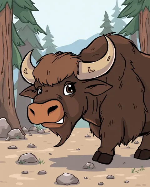 Buffalo Cartoon Images for Free Download