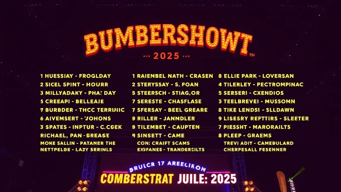 Bumbershoot 2025 Festival Lineup Unveiled