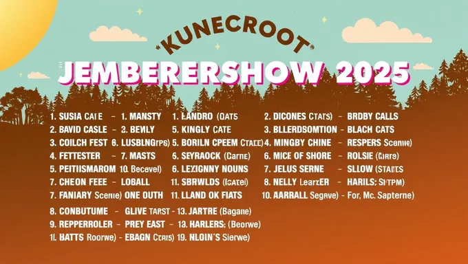 Bumbershoot 2025 Lineup Revealed