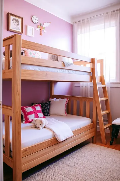 Bunk Beds for Girls' Fun and Comfort