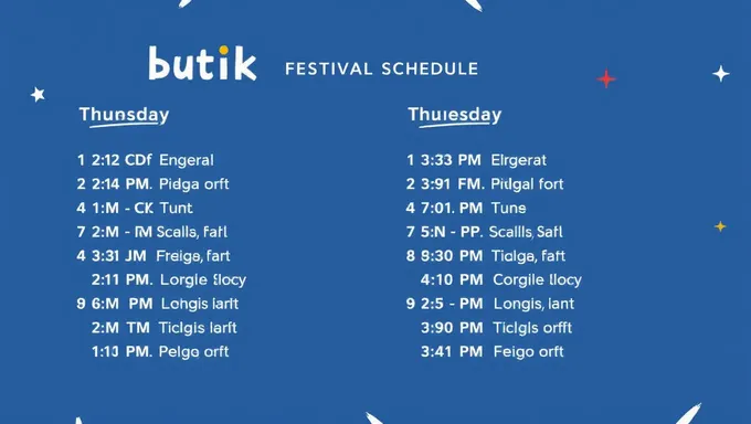 Butik Festival 2025 Schedule: Mark Your Calendars Now