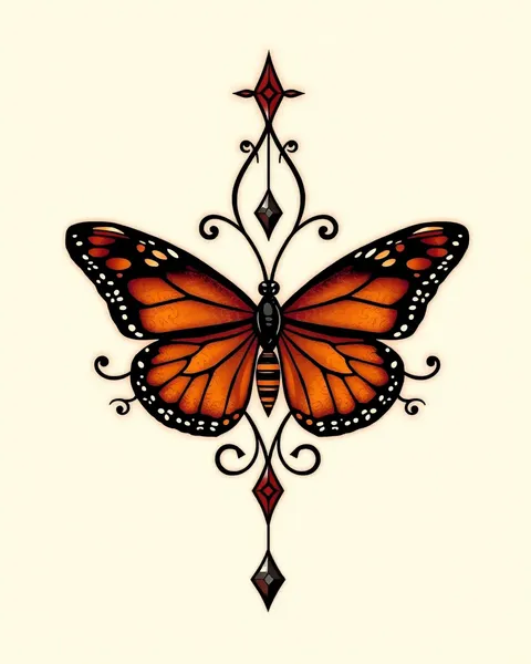 Butterfly Tattoo Symbolize Life's Journey and Growth