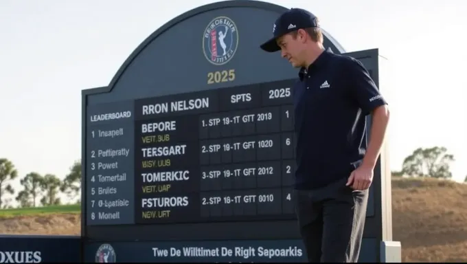 Byron Nelson Leaderboard 2025 Standings Published Online