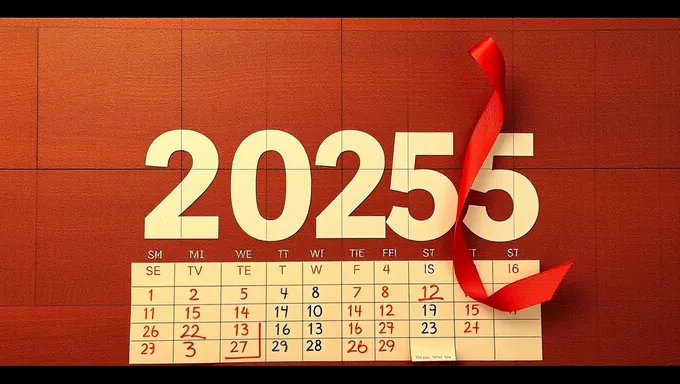 Calendar of Holidays for 2025 Yearly