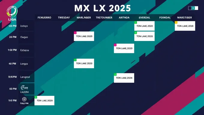 Calendario Liga MX 2025 Matchday Schedule Released