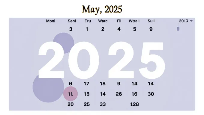 Calendario Mayo 2025: Same Title Repeated Again