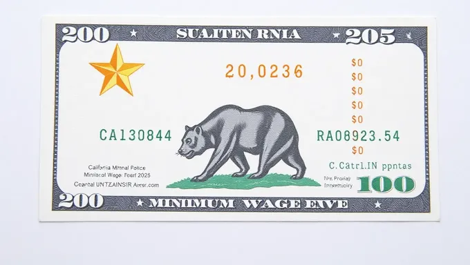 California's 2025 Minimum Wage Set at $20