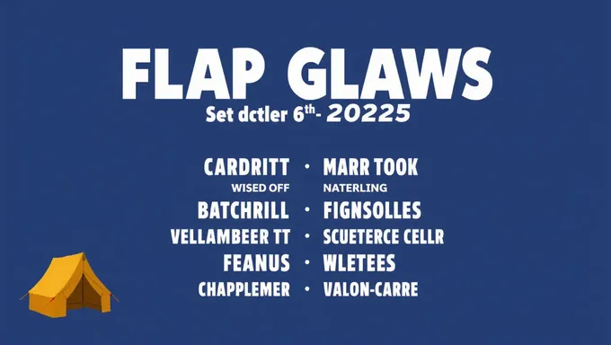 Camp Flog Gnaw 2025 Lineup to Feature Iconic Artists