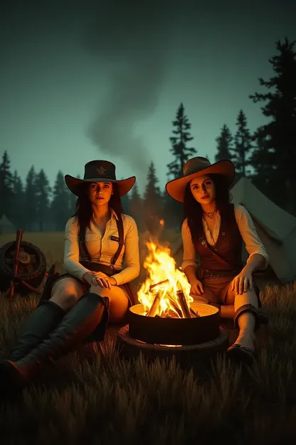 Camp Girls RDR2 Survival Skills