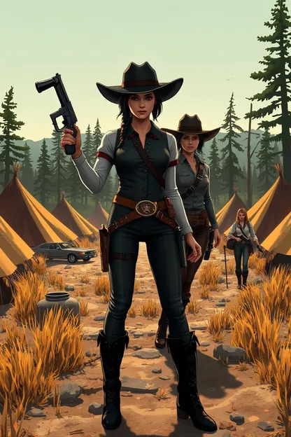 Camp Girls RDR2 Wild West Escapades