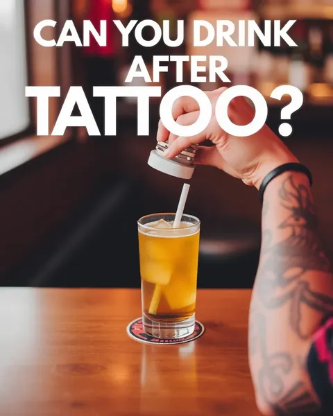 Can You Drink Soda After Getting a Tattoo