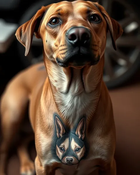 Canine Tattoo: Unique Symbol of Human-Animal Bond