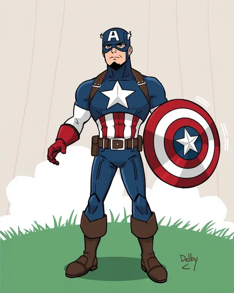 Captain America Cartoon Images for Fans