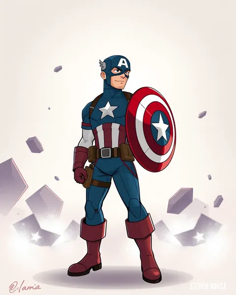 Captain America Cartoon Images in HD