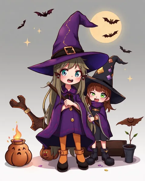 Captivating Cartoon Witch Pictures for Curiosity