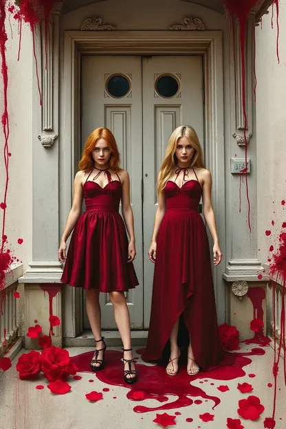 Carrie's Blood-Soaked Dress Attracts the Girls' Attention