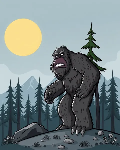 Cartoon Bigfoot Pictures for Sale