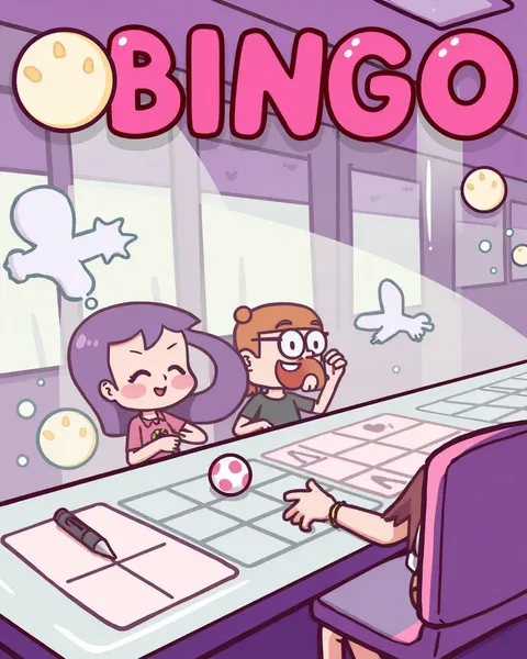 Cartoon Bingo Pictures for Kids' Learning and Fun