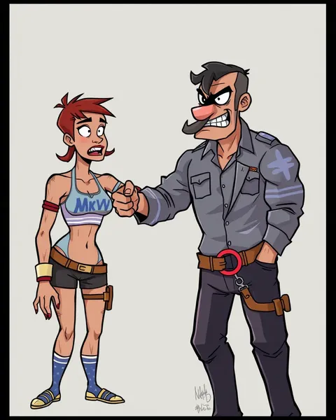 Cartoon Characters in BDSM Bondage Image Galleries