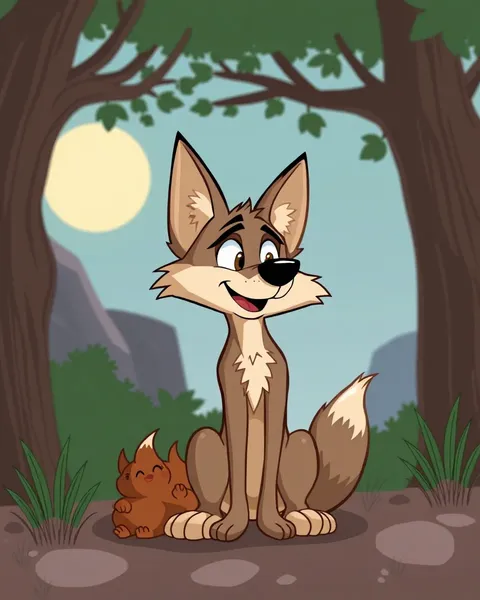 Cartoon Coyote Pictures Inspire Laughter and Wonder