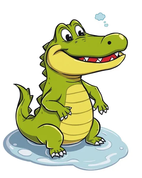 Cartoon Crocodile Pictures for Kids