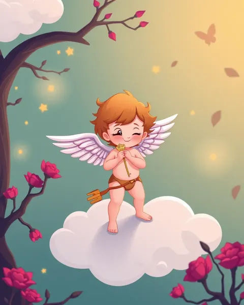 Cartoon Cupid Pictures Illustrate Lovable Romantic Escapades