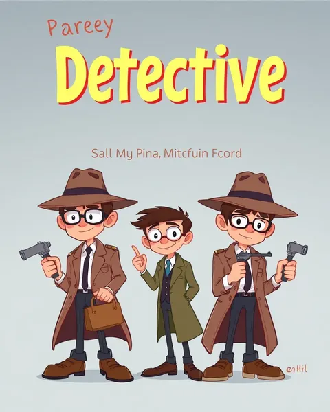 Cartoon Detective Pictures Uncover Hidden Clues