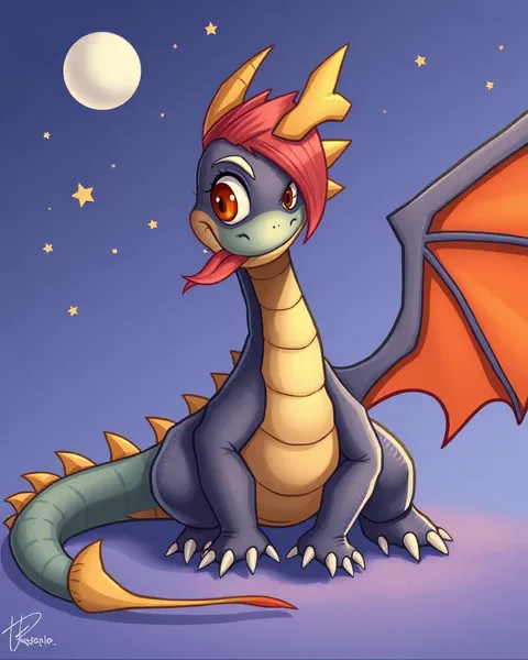 Cartoon Dragons in Colorful Images