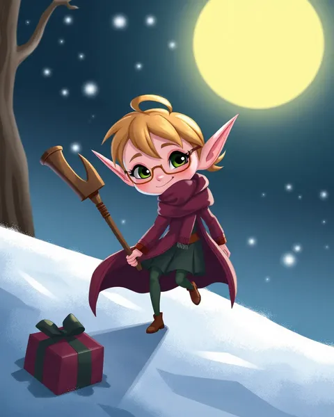 Cartoon Elf Images for Kids