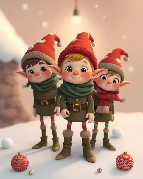 Cartoon Elves Image Collection