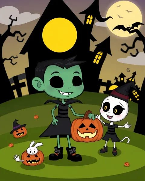 Cartoon Halloween Pictures Galore