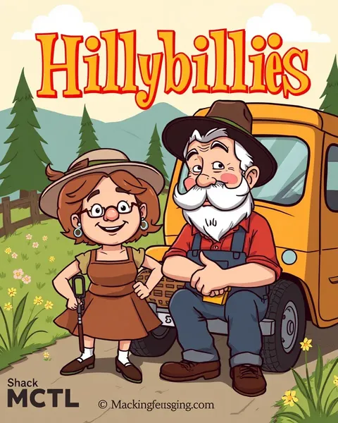 Cartoon Images of Hillbillies in Fun