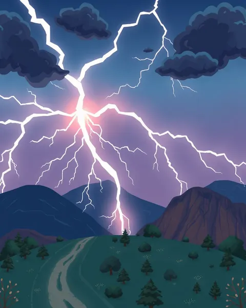 Cartoon Images of Lightning: Lightning Cartoon Illustrations