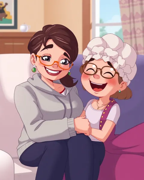 Cartoon Images of Mom: Family Fun