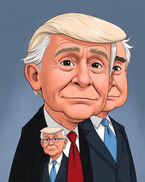 Cartoon Images of Presidents' Witty Quotes