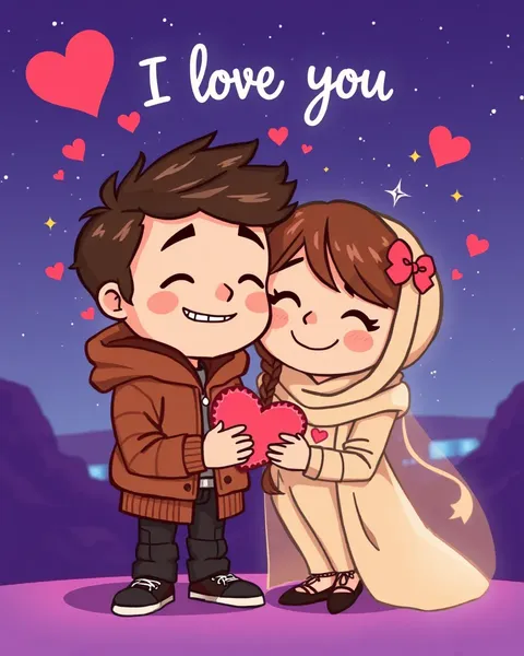 Cartoon Images of Unconditional Love