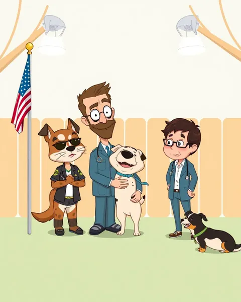 Cartoon Images of Veterinarian Doctors