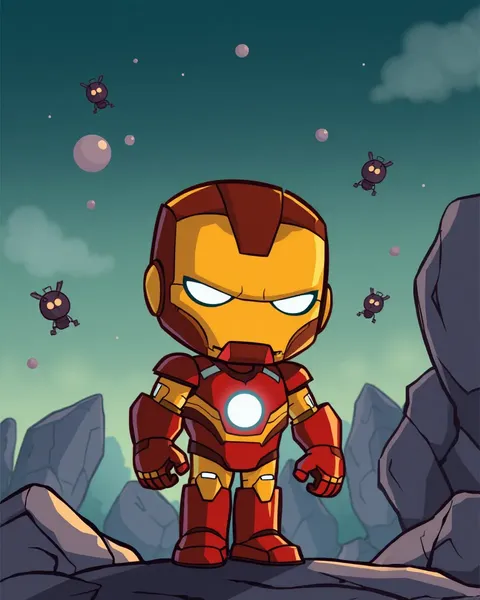 Cartoon Iron Man Pictures for Youngsters' Delight