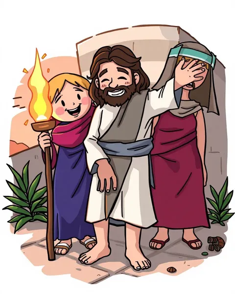 Cartoon Jesus Pictures Show His Human Side